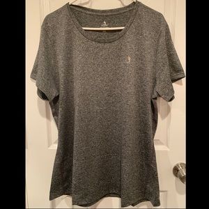 Heather Black/Gray Workout Shirt